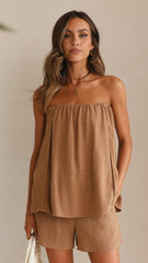 Colombia Top - Walnut