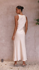 Amber Maxi Dress - Champagne