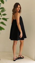 Annelise Mini Dress - Black