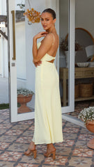 Margie Midi Dress - Yellow