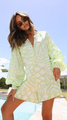 Olga Romper - Isadora Print