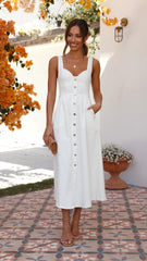 Farrow Maxi Dress - White