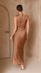 Reese Maxi Dress - Chocolate