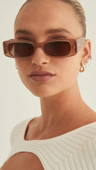 The Kylie Sunglasses - Amber Fade