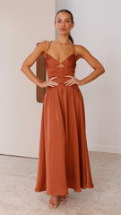 Elle Maxi Dress - Copper