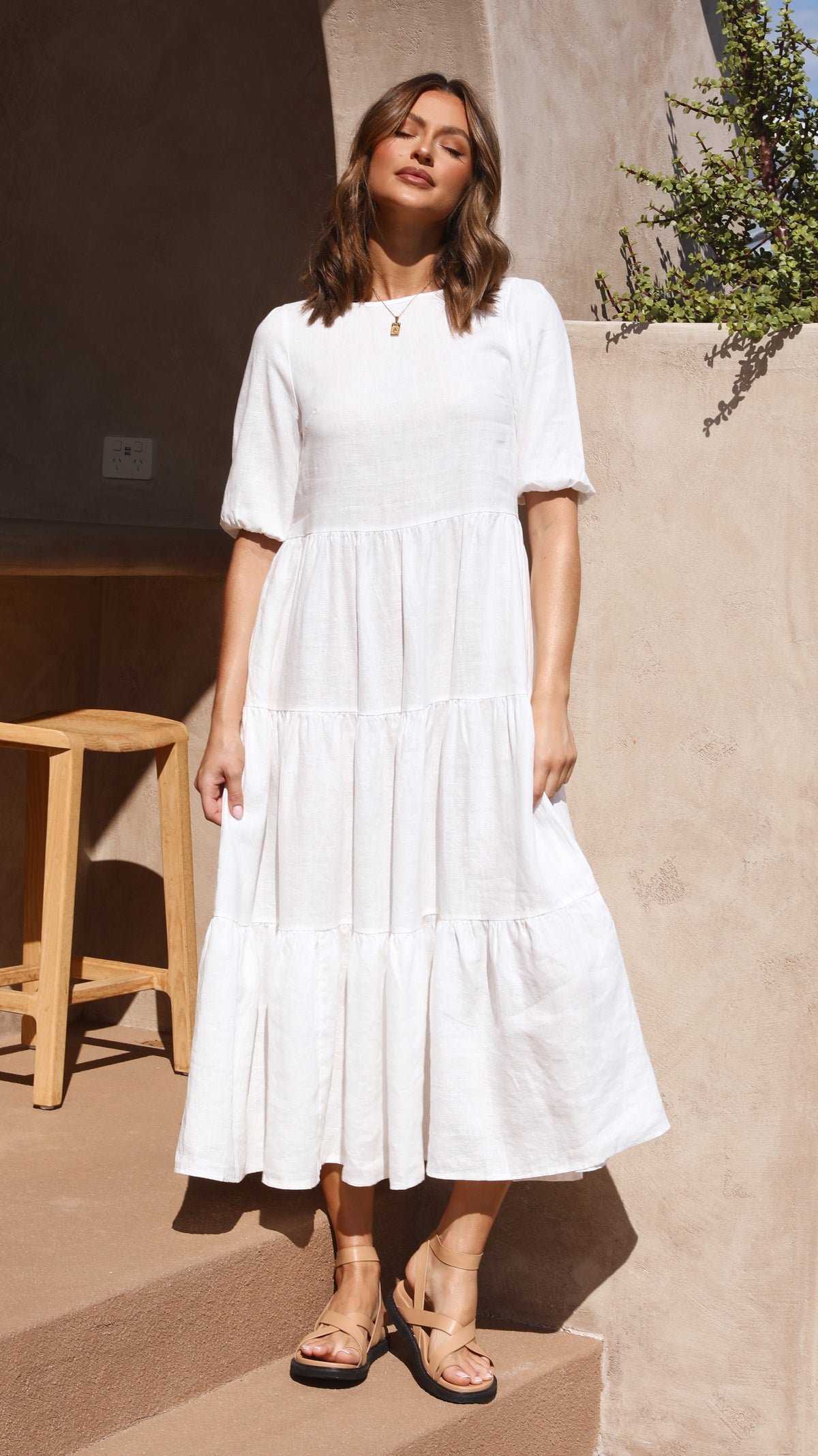 Dahlia Maxi Dress - White