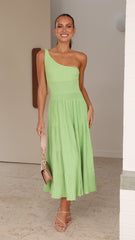 Mia Midi Dress - Green