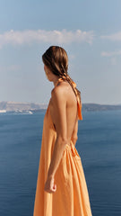 Tamra Maxi Dress - Sunset Orange
