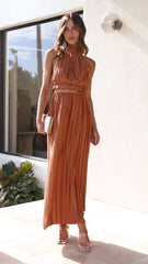 Frances Maxi Skirt - Chocolate