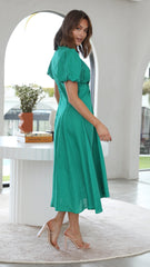 Blaire Midi Dress - Green