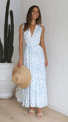 Dana Maxi Dress - Thalassa Print