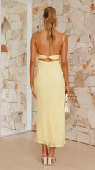 Galina Maxi Dress - Yellow