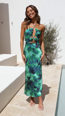 Blossom Dress - Green Calista