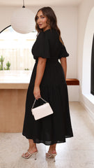 Erin Midi Dress - Black