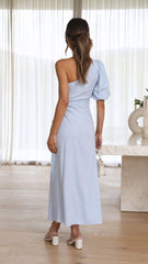 Suzie Midi Dress - Powder Blue