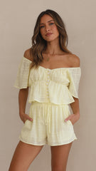 Amba Shorts - Yellow