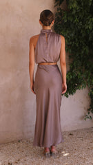 Esther Maxi Skirt - Mushroom