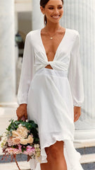 Starry Nights Dress - White