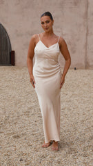 Ariana Maxi Dress - Champagne