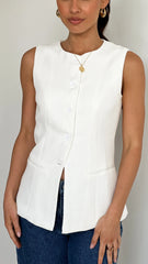 Giani Vest - White