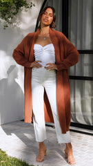 Hannah Cardigan - Rust