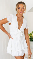 Enchanted Mini Dress - White