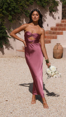 Izy Maxi Dress - Plum