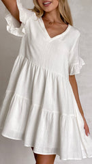 Mariah Mini Dress - White