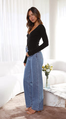 Lyon Knit Cardigan - Black