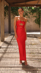 Izy Maxi Dress - Red