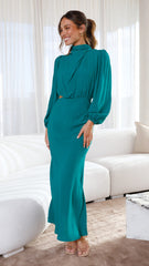 Rosella Midi Dress - Teal