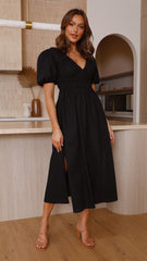 Fiore Maxi Dress - Black