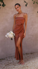 Ilana Maxi Dress - Copper