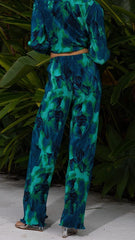 Calista Pleat Pant - Calista Green