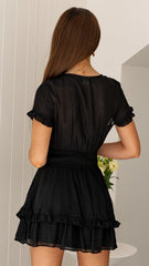 Enchanted Mini Dress - Black