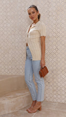 Dom Knit Top - Natural