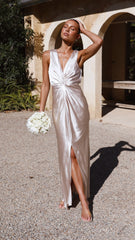 Lucia Maxi Dress - Champagne