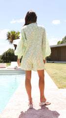 Olga Romper - Isadora Print