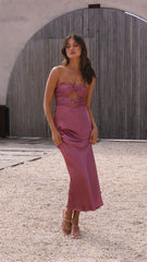 Izy Maxi Dress - Plum