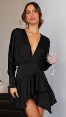 Sapphire Mini Dress - Black