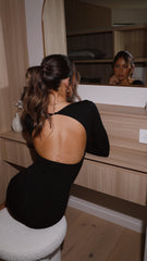 Nova Mini Dress - Black