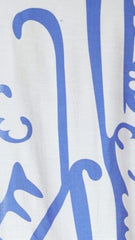 Harley Scarf Top and Pants Set - White / Blue Tribal