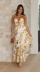 Romie Maxi Dress - Yellow