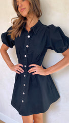 Piper Mini Dress - Black