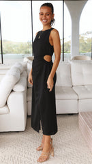 Jamila Midi Dress - Black