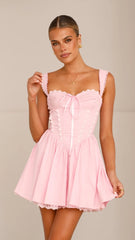 Avery Mini Dress - Pink