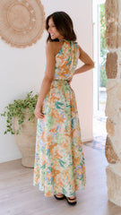 Micah Maxi Dress - Wildflowers Print