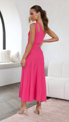Nadia Midi Dress - Pink