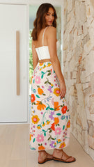Dagna Maxi Skirt - Amsterdam Print