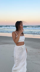 Whitney Maxi Skirt - White